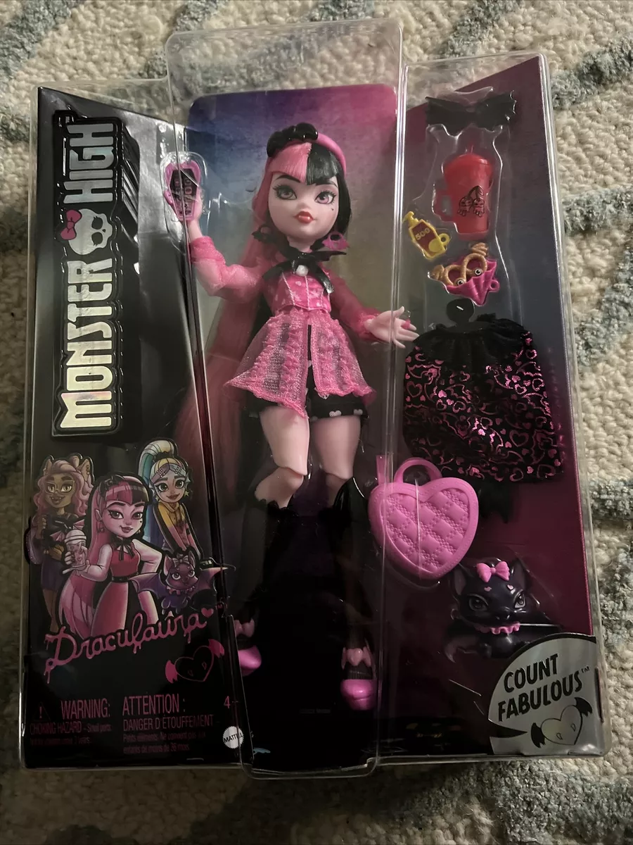 Monster High Draculaura Com Pink G3 2023 Mattel