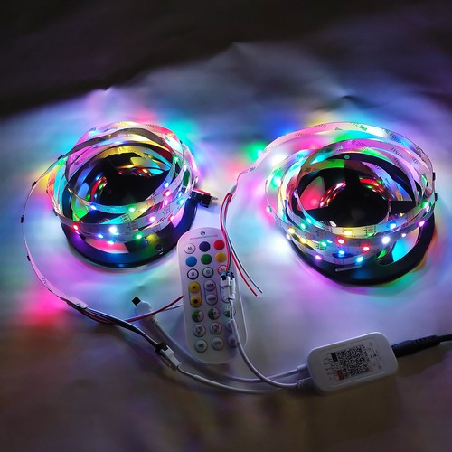 10m 5V WS2812B 5050 RGBIC LED Strip Light Tape Addressable Bluetooth Controller - Picture 13 of 15