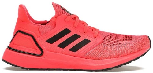 Adidas Ultraboost 20 Signal Pink Black Mens Running Shoes FW8728 Mens Size 11 Adidas Ultraboost 20 Signal Pink Black Running Shoes US Size  main image 4