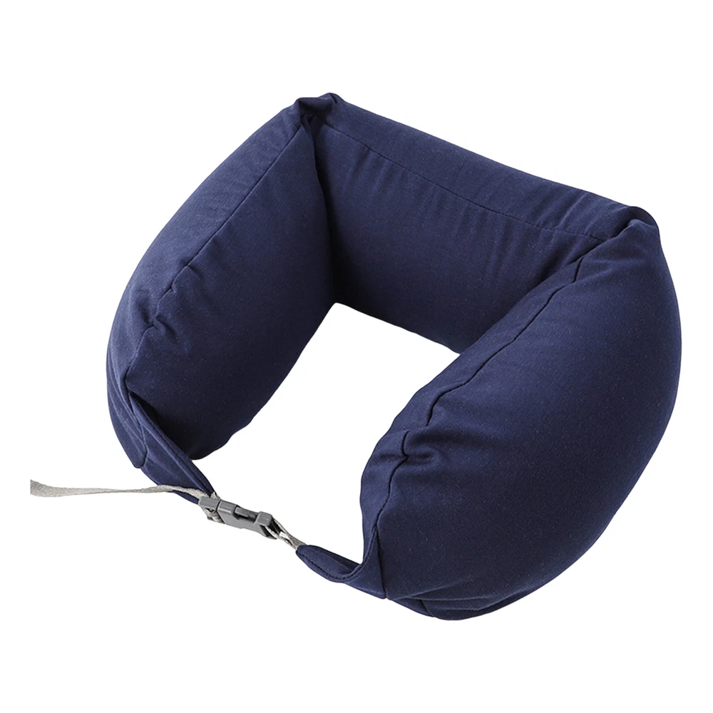 Travel Pillow Adjustable Drawstring Neck Super Soft Breathable with Hidden