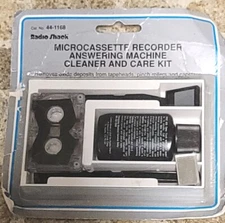 Radio Shack Micocassette Recorder Answering Machine Cleaner and Care Kit - New