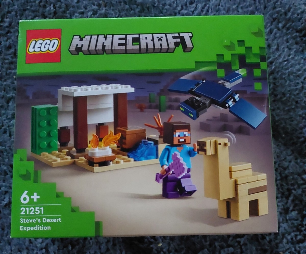 Lego 21251 Minecraft Steve's Desert Expedition Set New Sealed