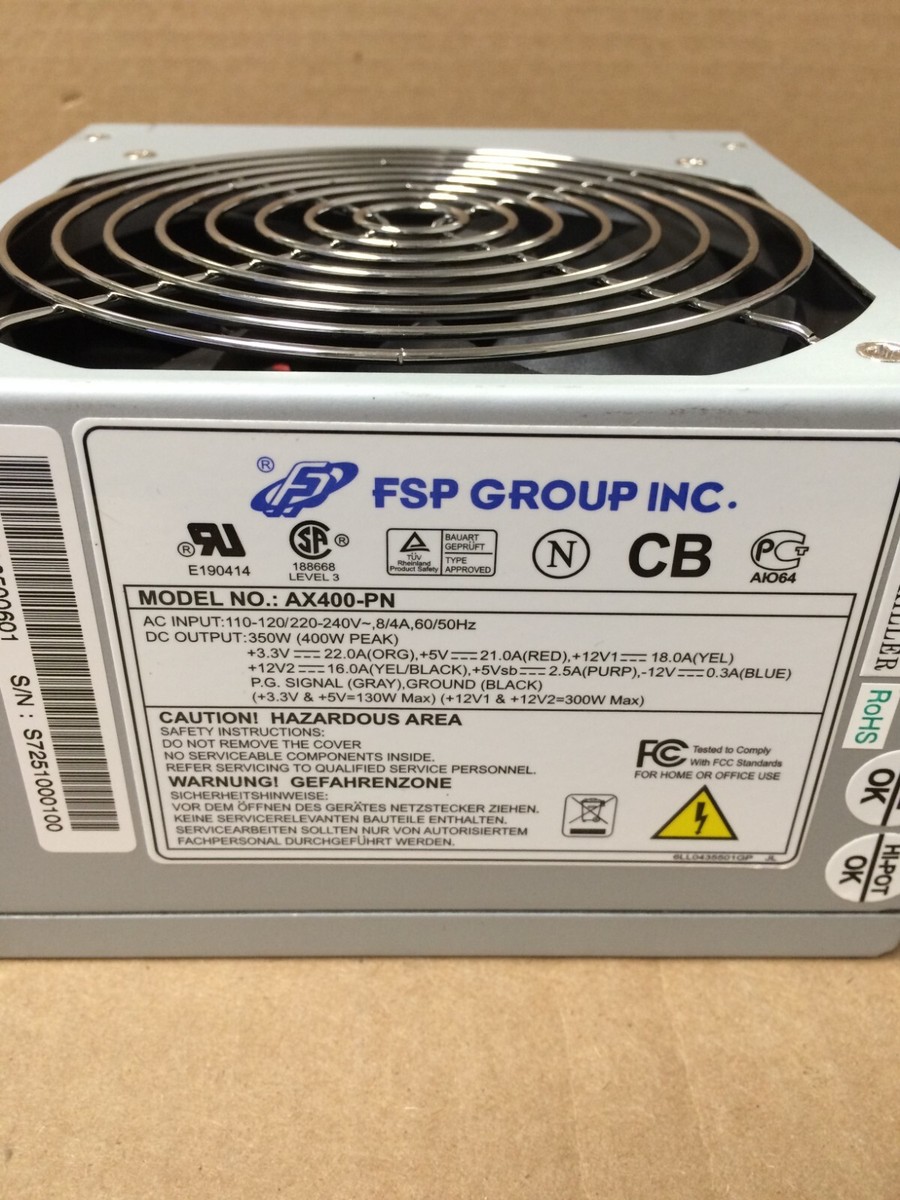 P-Sound 商材 FSP AX400-PN Power supply W/Noise Killer/350W P/N