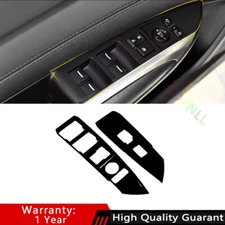For Acura TLX 2015-2022 Bright Black Inner Glass Window Lifting Lock Panel Trim