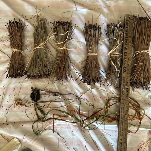 1 .78 Lb Pound Pine Needles Braid Coil Long Baskets Crafts Floral Dry Tennesee - Picture 12 of 15