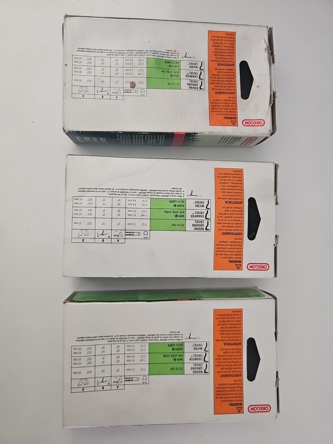 Set Of 3 OREGON 95VPX072G - Micro-Lite Chain 18 inch | eBay