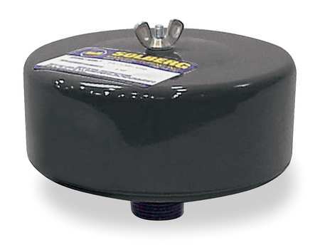 SOLBERG FS-15-100 Filter Silencer,1" MNPT Inlet, 35 cfm 4Z680