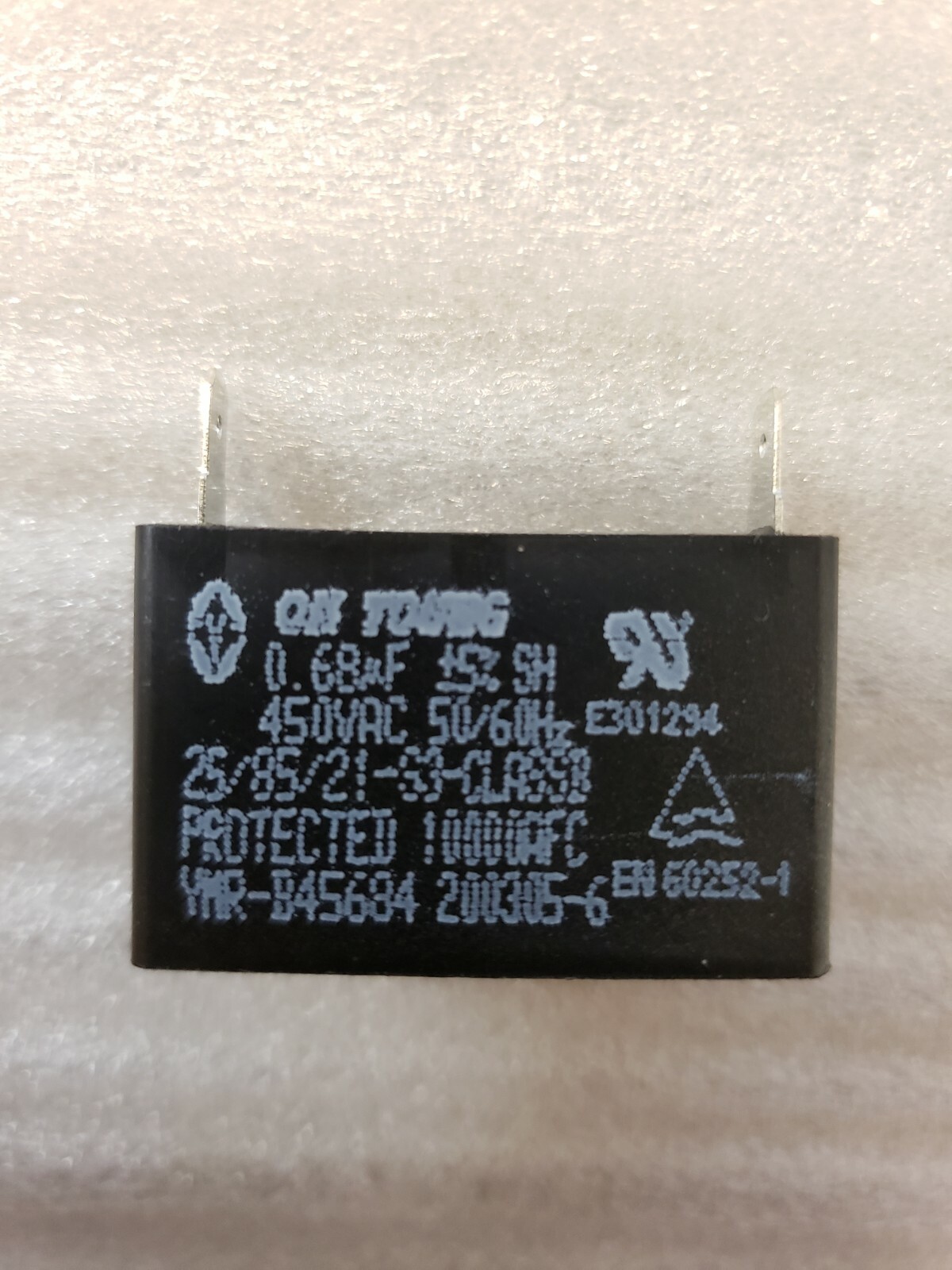 YMRB45684+SAMSUNG+Dishwasher+CAPACITOR+0.68uF+450VAC+502F60Hz+252F85