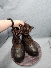Womens LaCrosse Thermolite Thin Insulation Brown Winter Boots Size 5