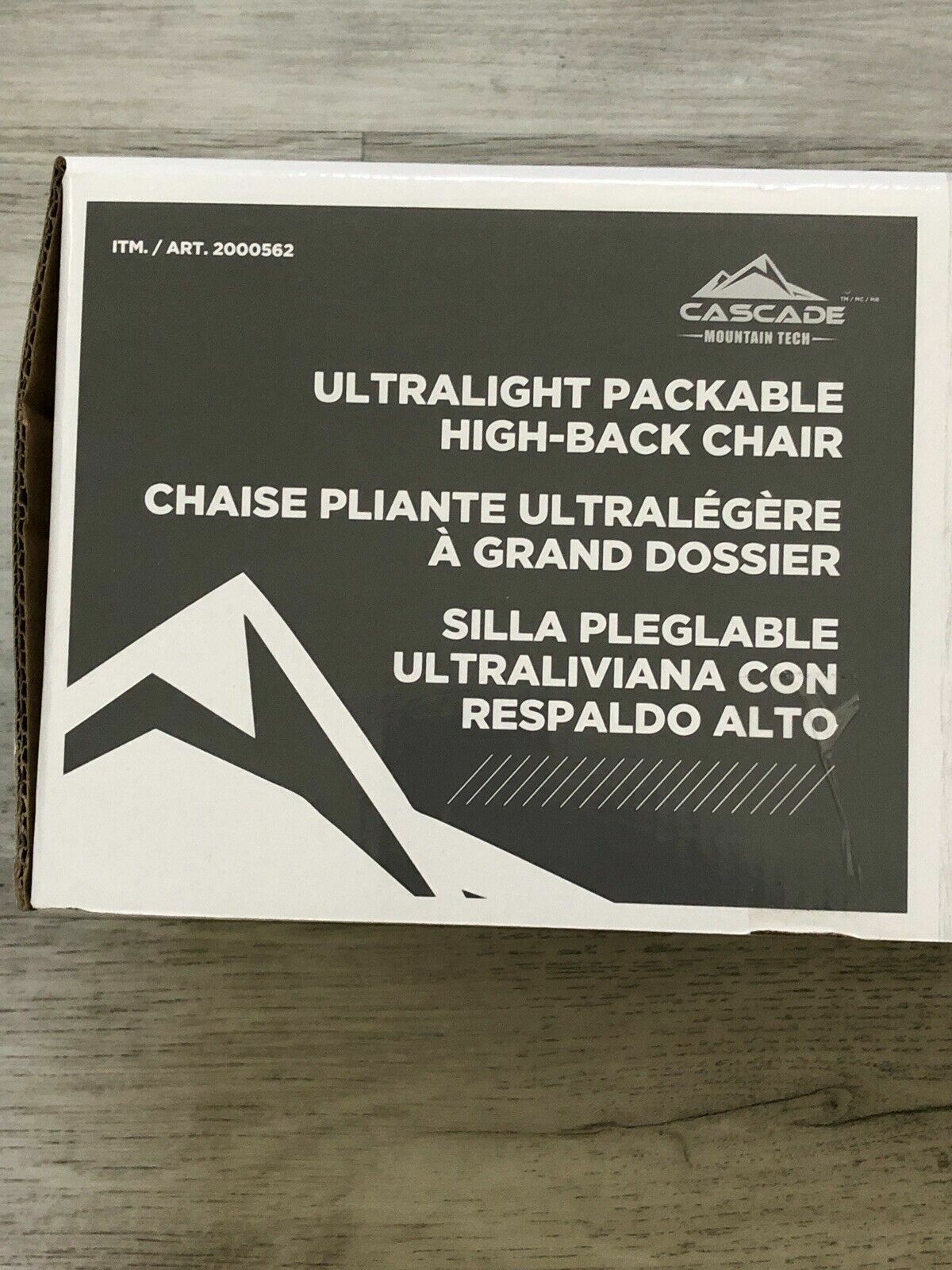 cascade ultralight chair