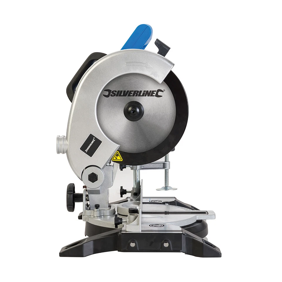 Silverline 1400w Compound Mitre Cutting Saw C/W 210mm 24t Tct Blade 262705 - image 4 of 4
