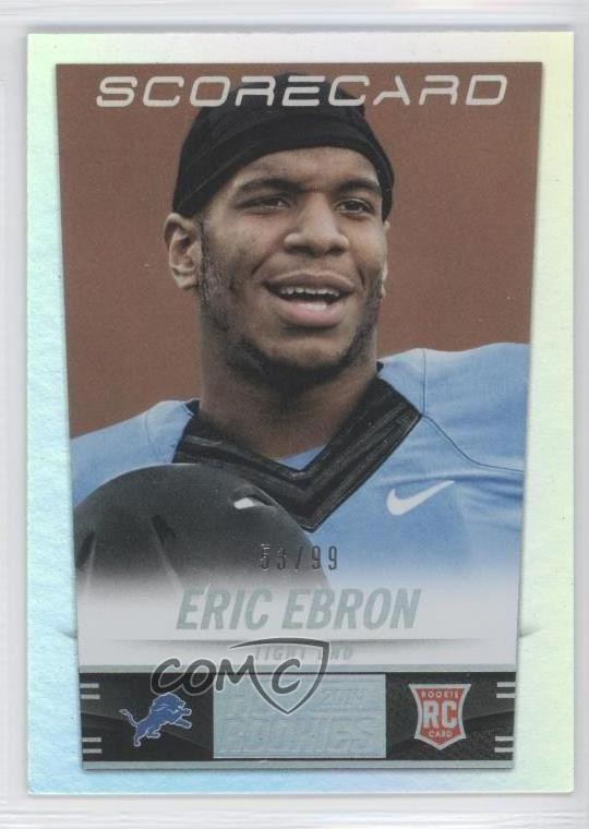 2014 Panini Hot Rookies Rookie Scorecard 53/99 Eric Ebron #369 RC 0f8