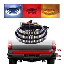 Truck Tailgate Light Bar Waterproof Triple Row LED Light Strip, Strip 59"