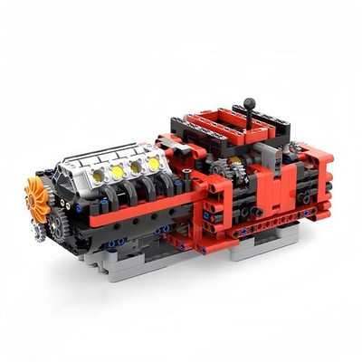 V6/V8 Technical Engine Model Toy Set, Engine Building Blocks Kit for Adults, ...