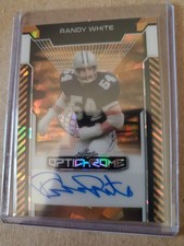 Randy White 2025 Leaf Optichrome ORANGE ICE Auto Autograph #1/1 🔥 🔥 🔥 