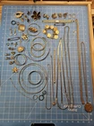 Vintage Gold Tone Costume Jewelry Lot Reseller Estate Finds