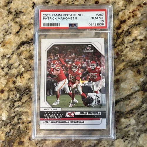 PSA 10 Patrick Mahomes II /653 - 2024 Panini Instant #267 SP Chiefs MVP