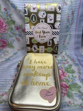 Too Faced Best Year Ever 2018 Holiday Makeup Set 3 Palettes + Bag + Mascara