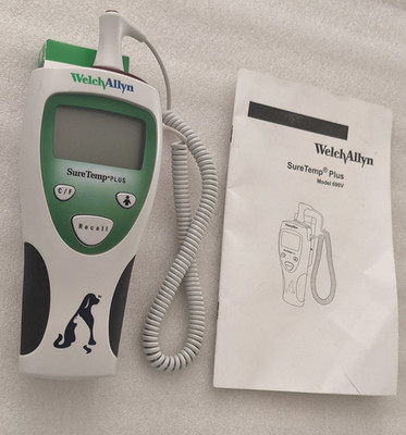 Welch Allyn SureTemp Plus 690V Thermometer, Fieberthermometer für Tiere