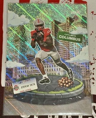 Jeremiah Smith 2025 Onit Athlete Ohio State Buckeyes Oversized City Limits 5x7