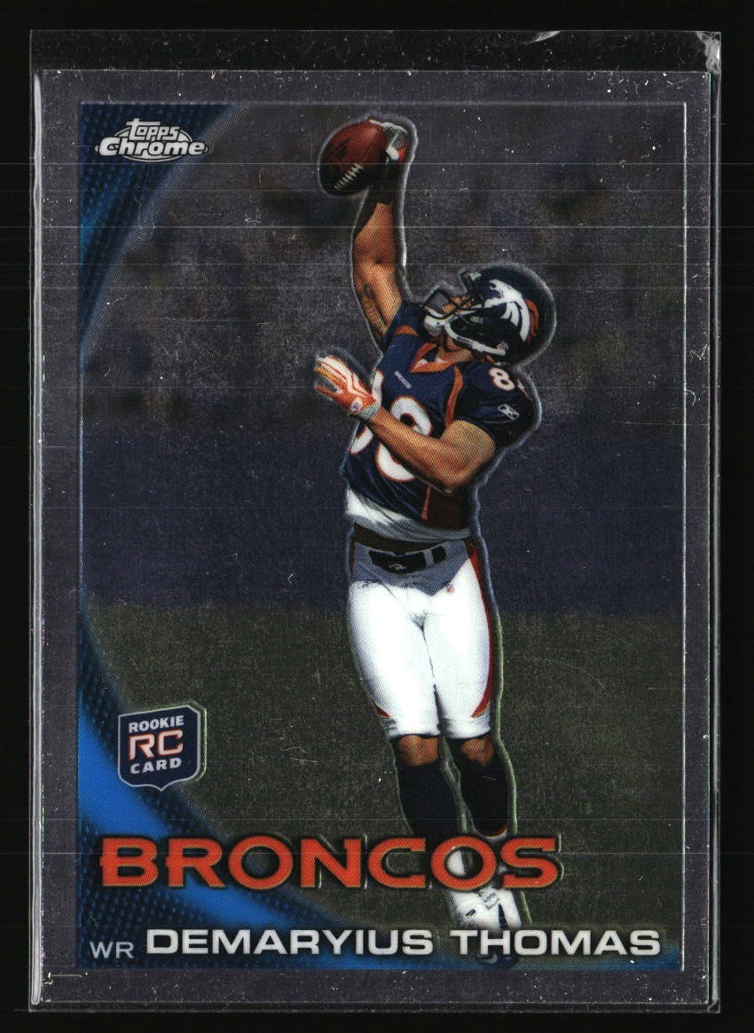 Demaryius Thomas 2010 Topps Chrome #C110 FOOTBALL Card