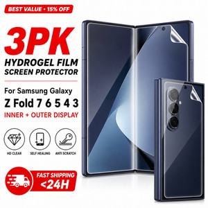 Hydrogel Screen Protector For Samsung Galaxy Z Fold 7 6 5 4 3 Film 1 3 5 Pack