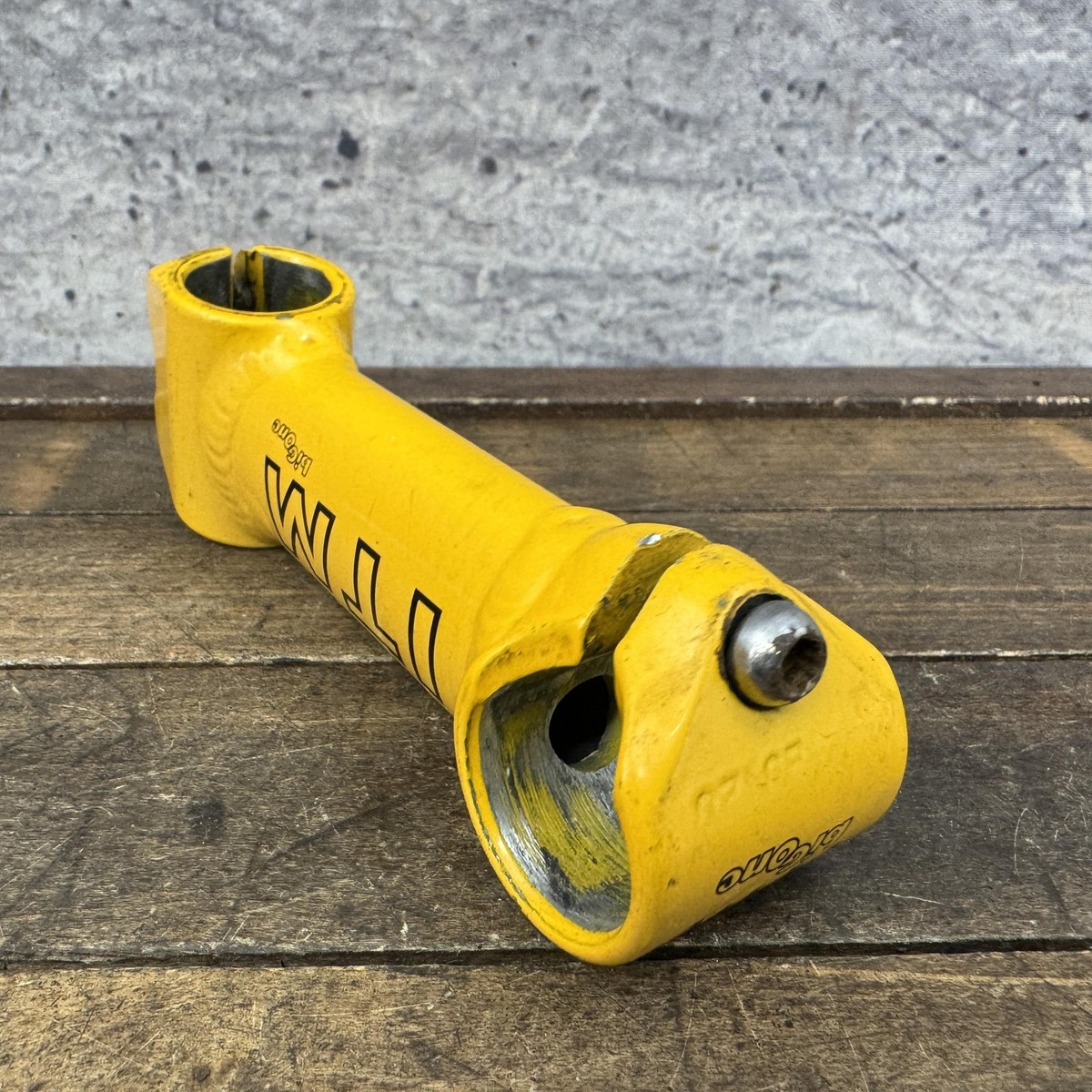 Vintage ITM BiG One Stem 1 1/8 Threadless 26.4 mm Clamp Yellow