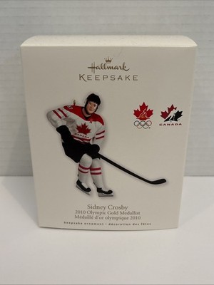 2010 Hallmark Ornament Sidney Crosby Olympic Gold Medalist Canada Exclusive Rare