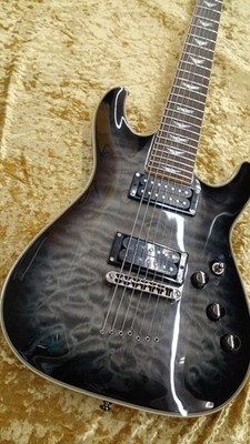 SCHECTER OMEN EXTREME-7 STBLK Used Mahogany body Maple neck 7st w/Gig case