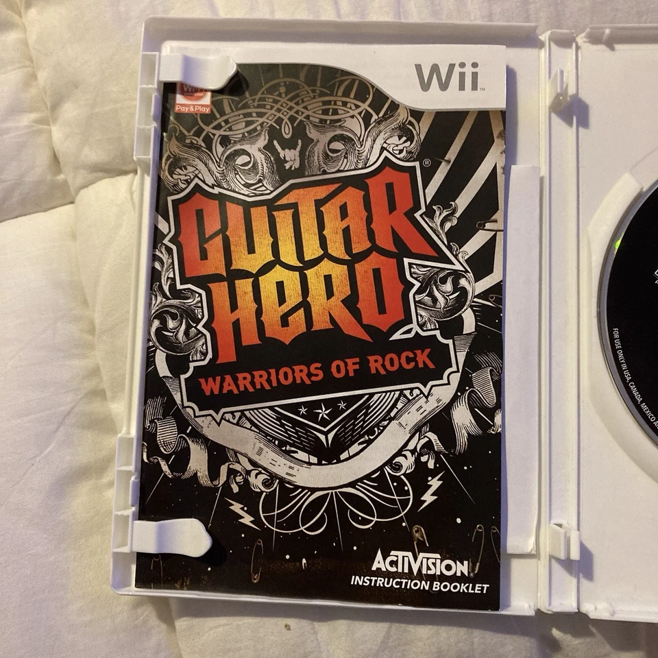 Guitar Hero Warriors Of Rock Nintendo Wii CIB con Manual y CD Promocional Soundgarden Foto 3 de 4