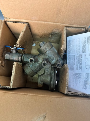 #ad Zurn Wilkins 34 975XL 3 4quot; Reduced Pressure Backflow Preventer FOR PARTS ONLY $140.00