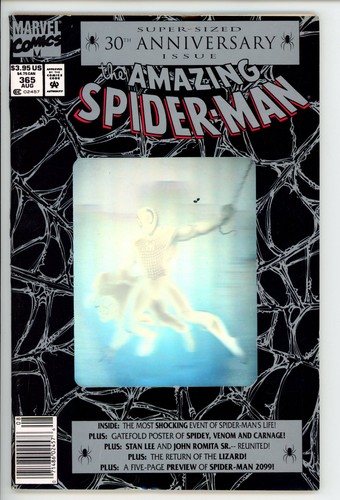 Amazing Spider-Man #365 Marvel Comic 1992 Hologramm Cover