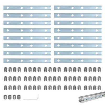 16 Stück 20x20 gerade Linie Verbinder, Aluminiumprofil gerade Linie