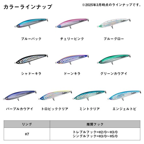 DAIWA Lure Saltiga Cuddler 160F Mint Clear - Picture 5 of 5