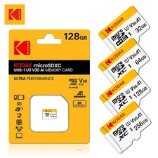 KODAK Micro SD Card U3 V30 A1 TF Memory Card Flash Card 4K Camera Phone PC Drone