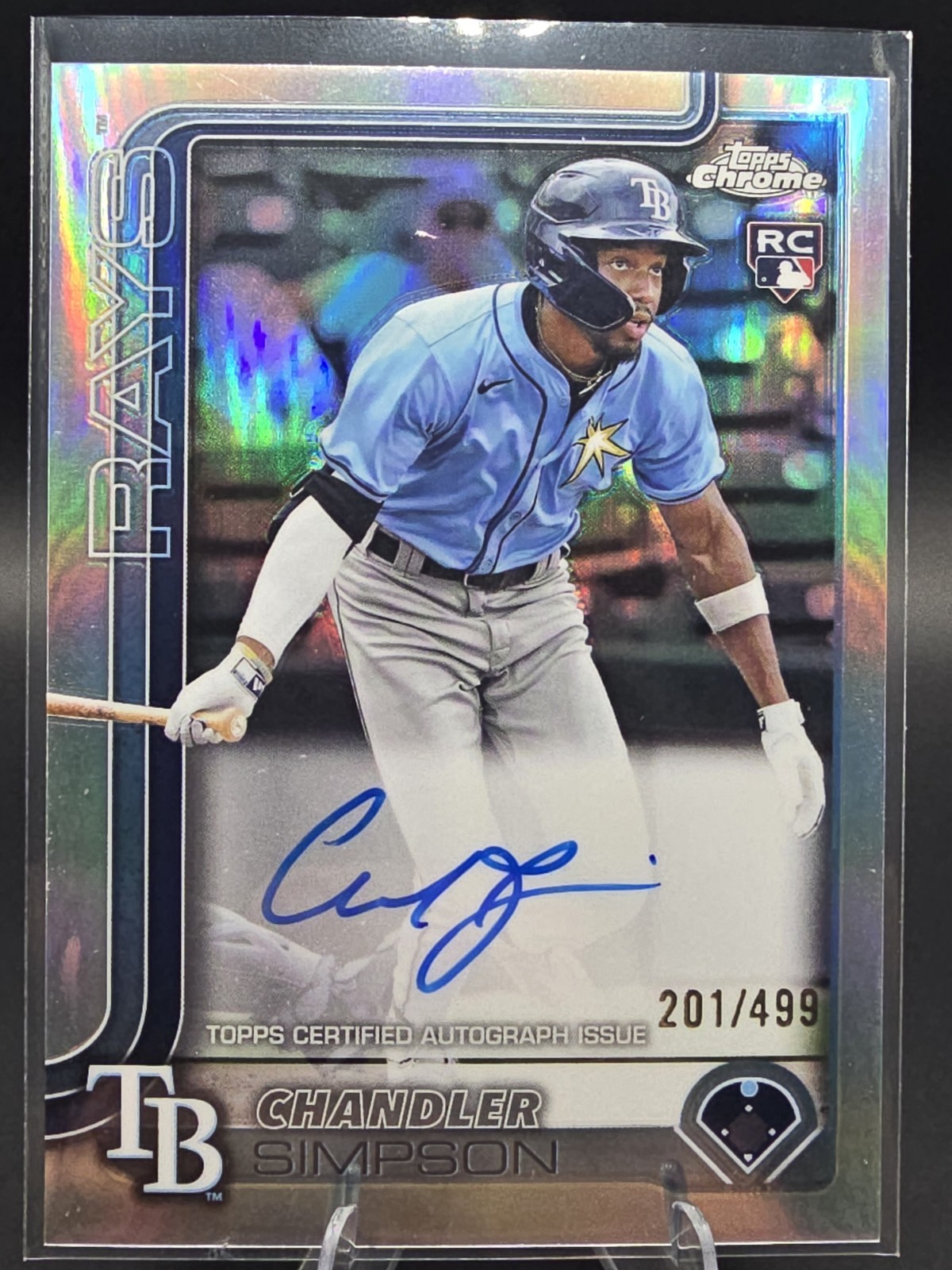Topps Chrome Sneijder スナイデル 直筆サインカード Chandler Simpson 2025 Topps Chrome #RA-CSI Rookie Autographs