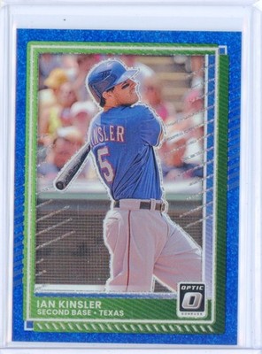 2025 Panini Donruss Optic IANS KINSLER Rangers Blue Glitter FOTL Prizm 8/8
