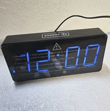 Peakeep Digital Alarm Clock for Bedroom Bedside Black MHP-6010