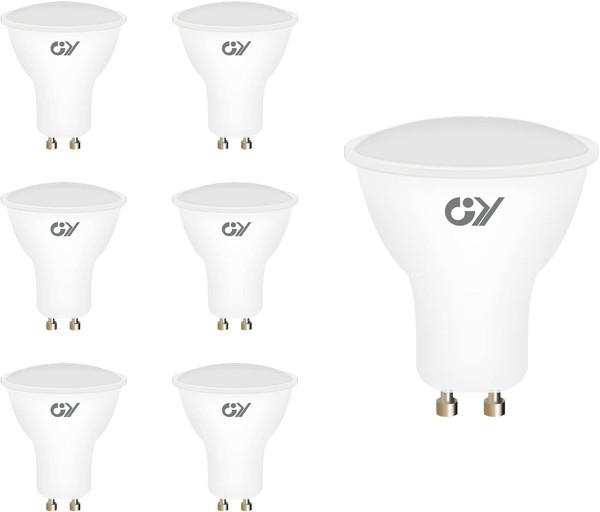 GU10 Led Lampe 8W 4000K 800 Lumen Neutralweiß 120° Nicht Dimmbar 6 StüCk-image