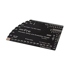 Jauge d'action de cordes de guitare Precision 8in1 Fret Rocker Ruler Luthier