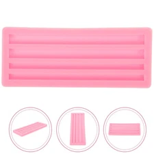 Silicone Mold for Candle Making Half Round Wax Stick Craft Mold DIY Tool