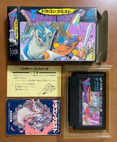 NES Enix Dragon Quest I.Ii.Iii.Iv Famicom Software 4-Piece Set With Box Theory J