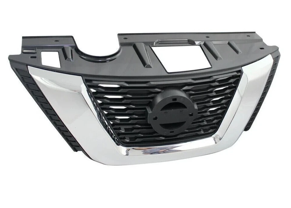New For 2017-2018 Bumper Grille Chrome Nissan Fits Rogue Front NI1200281 - Imagem 3 de 4