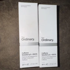 (2) The Ordinary Caffeine Solution 5% EGCG - 30ml  SHIP FROM USA