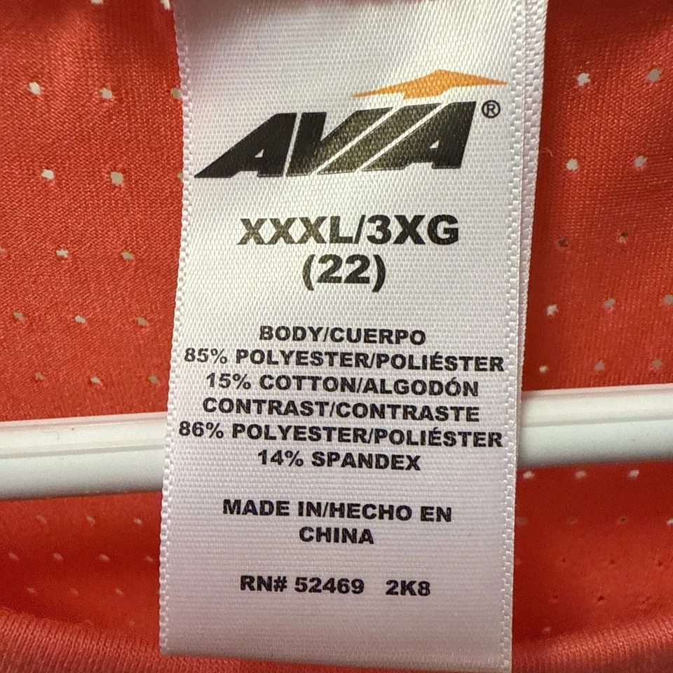 Avia Women's 3XL Long Sleeves Athletic Top Thumb Holes Pink Casual - Image 2 of 4