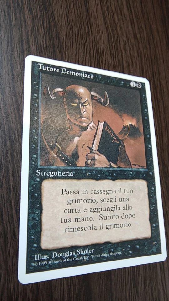 Demonic Tutor Revised Edition Regular Magic Italian 3ed - Image 2 of 4