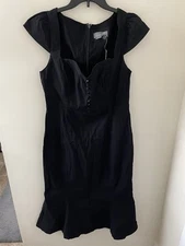 NWT Anthropologie The Cecily Fit & Flare Sweetheart Dress by Maeve Size Large