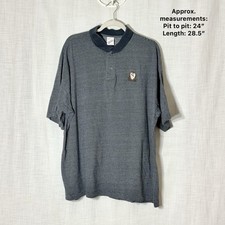 Looney Tunes Taz Devil Polo Shirt Warner Bros Studio Store XXL Black Mens Cotton