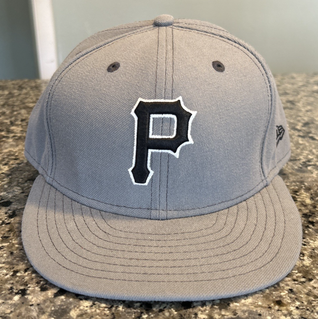 Pittsburgh Pirates Hat Sz 8 New Era 59Fifty Alternate All Gray | eBay