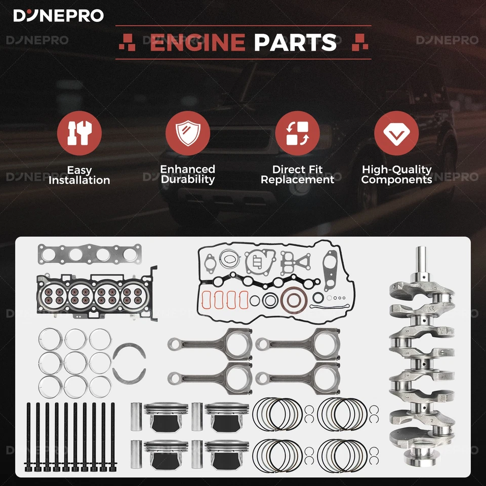 Kit de reconstrucción de motor de 2,4 L para Hyundai Sonata Tucson Kia Optima Sportage 2007-2015 Foto 4 de 4